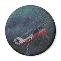 Airplane items magnet