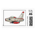 Airplane Jet Fighter Military Aircraft Stamps