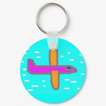 Airplane keychain.