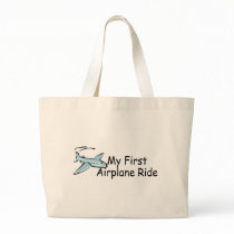 Airplane My First Airplane Ride Tote Bag