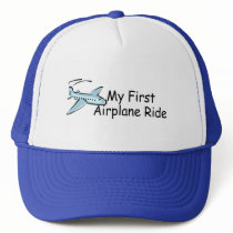 Airplane My First Airplane Ride Mesh Hat