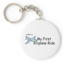 Airplane My First Airplane Ride Keychains