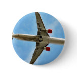 Airplane On Sky Close Up Pin