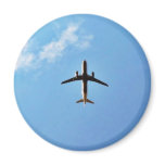 Airplane On Sky magnets
