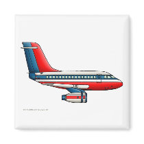 Airplane Passenger Jet Plane magnets