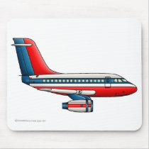 Airplane Passenger Jet Plane Mouse Pad mousepads by art1st Airplane Passenger Jet Plane Mouse Pad mousepads
