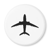 airplane plane aircraft icon magnets
