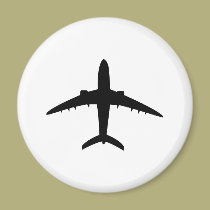 airplane plane aircraft icon magnets