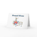 Airplane Proud Mom It's a Boy Greeting Cards