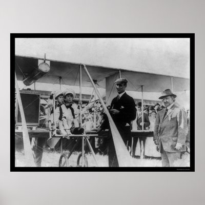 Airplane Race Winner Cal Rodgers 1911 Print by lc_vintagephotos