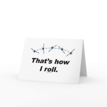 Airplane Roll Greeting Card