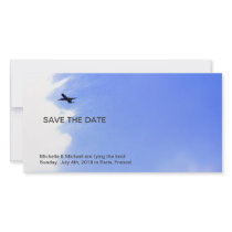 Airplane Sky Destination Save-the-Date