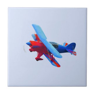 Airplane Small Square Tile