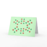 Airplane Snowflake Card