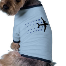 airplane stars pet clothing by Tomaniac airplane stars pet clothing