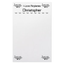 Airplane Stationary Stationery