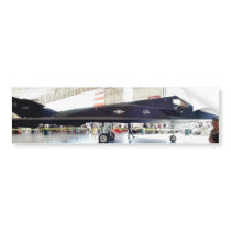 Airplane Stealth Fighter Bumper Sticker