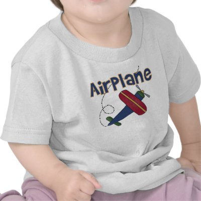 Airplane T Shirt by toddlersplace