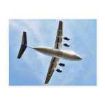 Airplane Take Off Post Card