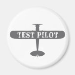 Airplane & Test Pilot Magnets