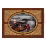 Airplane - The repair hanger Greeting Card