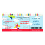 Airplane Ticket Birthday Invitation