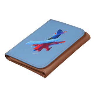 Airplane Trifold Wallet