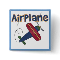 Airplane Tshirts and Gifts Buttons
