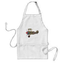 Airplane Vintage Biplane Aprons by art1st Airplane Vintage Biplane Aprons