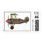 Airplane Vintage Biplane Stamps