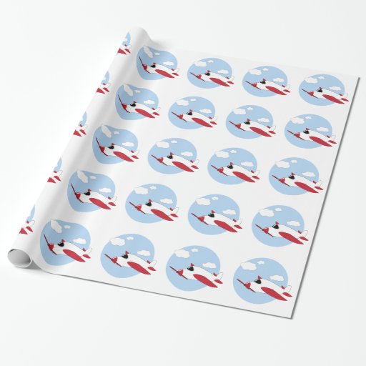 Airplane Wrapping Paper Zazzle