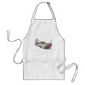 Airplane WW2 Fighter Plane Aprons by art1st Airplane WW2 Fighter Plane Aprons