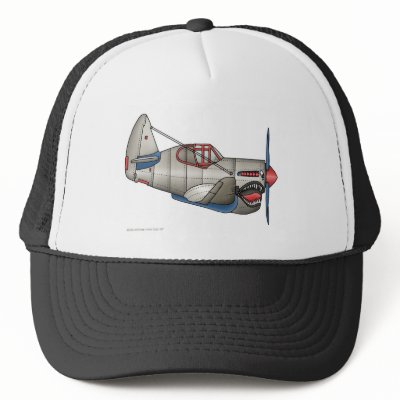 Airplane WW2 Fighter Plane Hats by art1st