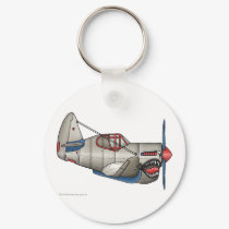 Airplane WW2 Fighter Plane Key Chains keychains