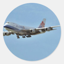 Airplanes Jets Round Sticker