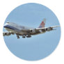 Airplanes Jets Round Sticker