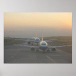Airplanes on a Runway Print