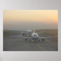 Airplanes on a Runway Print