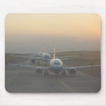 Airplanes on Runway Mouse Pad