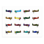 airplanes postcards