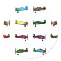 airplanes stickers
