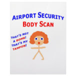 Airport Body Scan Letterhead Design