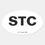 Airport Code - St. Cloud, Minnesota Sticker