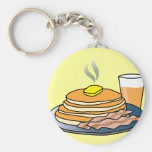 Airport Fundraiser Pancake Breakfast Key Chain