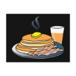 Airport Fundraiser Pancake Breakfast Postcard