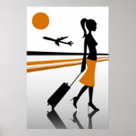 airport orange posters