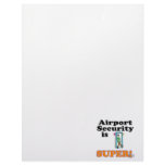 airport security is super customized letterhead