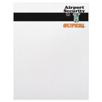 airport security is super letterhead template