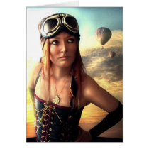 Airship Captain cards by ida_larsen_art Airship Captain cards