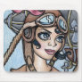 Airship Pilot Steamface Mousepads